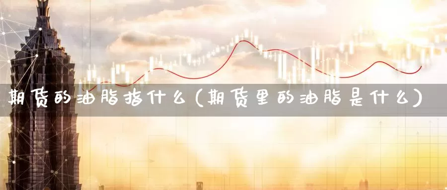 期货的油脂指什么(期货里的油脂是什么)_https://www.qbkangh.com_恒生指数手续费_第1张